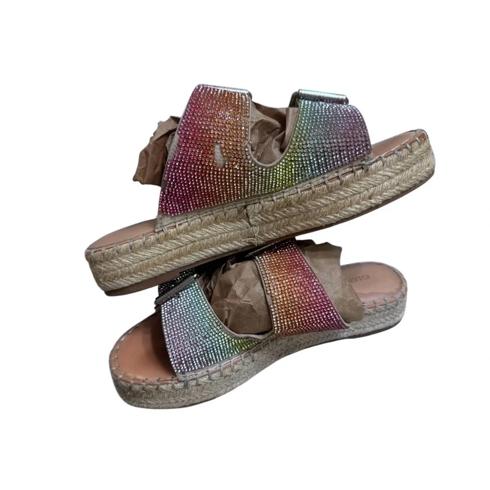 Gianni Bini Multicolor Buckle Sandals